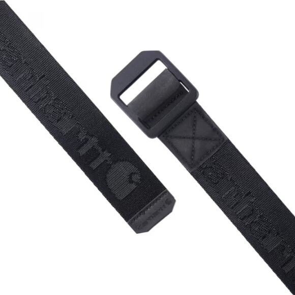 Carhartt Adult Unisex Black Nylon Webbing Ladder Lock Belt Size M - Picture 2 of 6